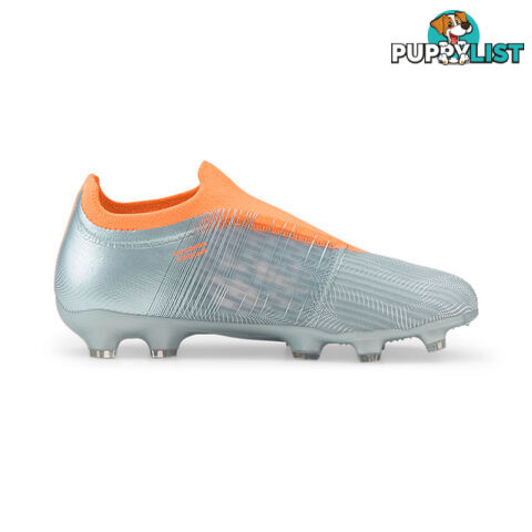 Puma Ultra 3.4 FG/AG Kids Footy Boot - Silver - PUMA