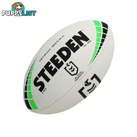 Steeden 11 Inch Mini 2021 NRL Premiership Replica Ball - STEEDEN - 9312555362153