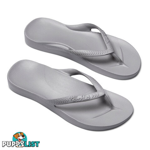 Archies Adults Arch Support Thongs - Grey - ARCHIES