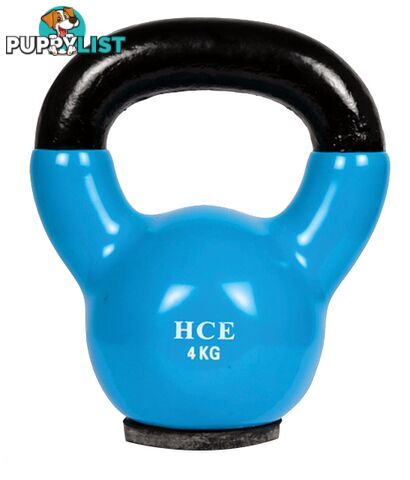 Veo/HCE Vinyl Dipped 4kg KettleBell- Sky Blue - HCE - 2200000820013