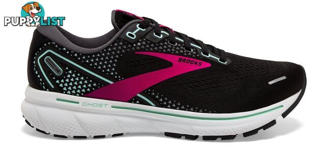 Brooks Womens Ghost 14 B Black - BROOKS