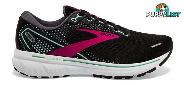 Brooks Womens Ghost 14 B Black - BROOKS