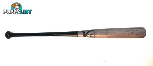 Victus Pro Custom Crafted V Cut 33 Inch Maple Baseball Bat- GlossGrey - Victus