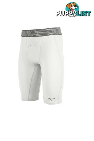 Mizuno Aero Vent Youth Padded Sliding Shorts - White - MIZUNO