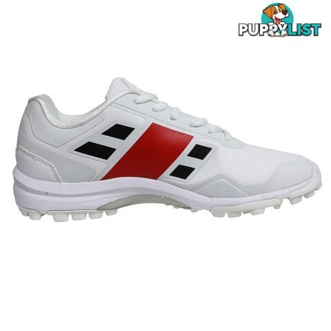 Gray-Nicolls Velocity 3.0 Rubber Adult Cricket Shoes - White lSize 9.5 - GRAYNICOLLS