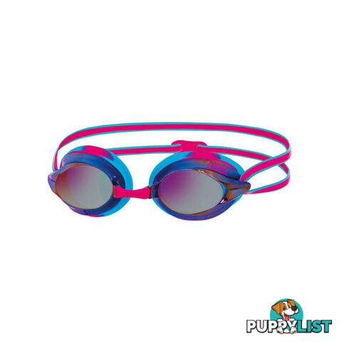 Zoggs Racespex Rainbow Mirror Swim Goggles-Pink/Blue/Mirror - ZOGGS