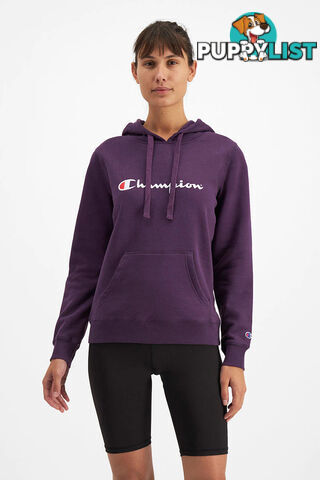 Champion Womens Ch Script Hoodie - CHAMPION