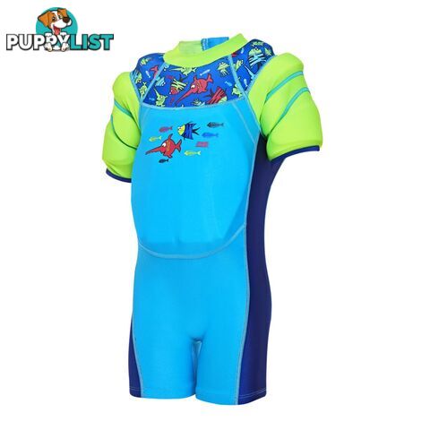 Zoggs Sea Saw WaterWings Floatsuit Adj Buoyancy - Aqua - ZOGGS