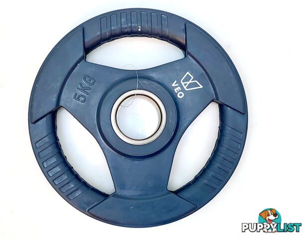 VEO Olympic Rubber Bump Plate 5KG - VEO