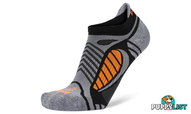 Balega Ultralight No Show Socks - Black/Grey - BALEGA