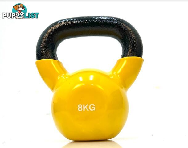 VEO Vinyl Coated Kettlebell 8KG - VEO