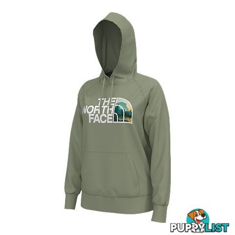 The North Face Womens Half Dome Pullover Hoodie - Tea Green - THE NORTH FACE