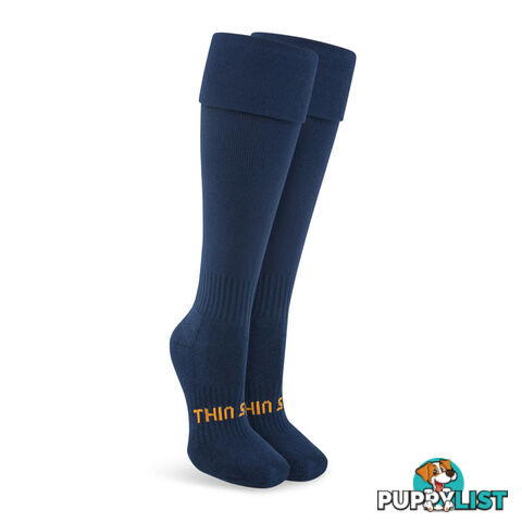 Thinskins Fine Knit Football Socks - Navy - THINSKINS - 9318317110079