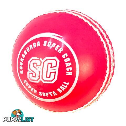 Kookaburra Supercoach Junior Super Softa Ball Pink - KOOKABURRA - 9313131091702