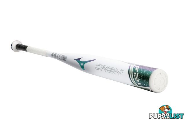 Mizuno F21 Carbon (-10) Composite Fastpitch Softball Bat - White/Mint - MIZUNO