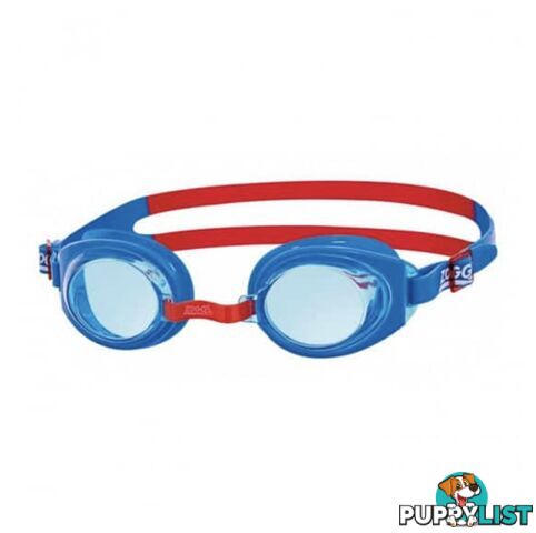 Zoggs Ripper Junior Blue Swim Goggles-Blue/Red/Tint - ZOGGS - 749266135421