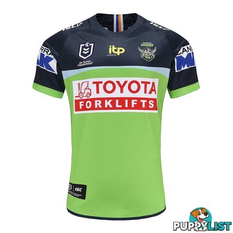 ISC Adults Canberra Raiders 2022 Home Jersey - Green/Navy - ISC