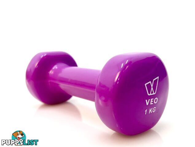 VEO PVC Dipped Dumbbell 1KG - VEO