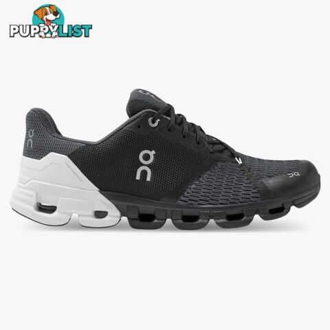 On Cloudflyer Mens Running Shoe - Black/White - ON - 7630040574242