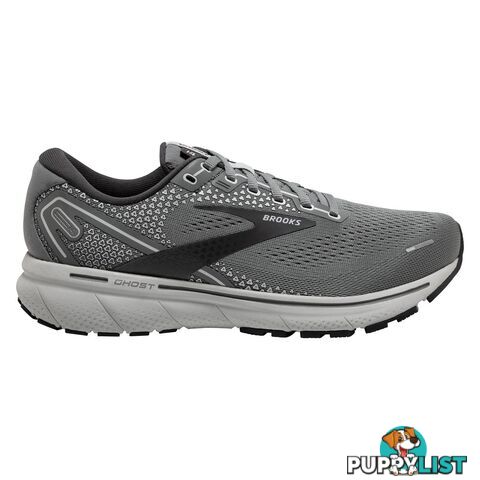 Brooks Mens Ghost 14 D Running Shoe - Grey - BROOKS - 190340950278