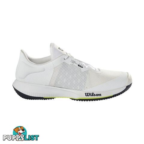 Wilson Mens Kaos Swift Tennis Shoe - Wh/Space/Yellow - WILSON