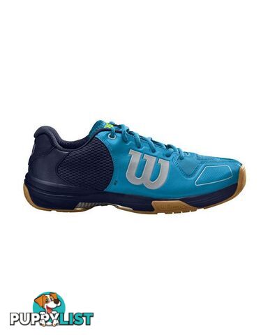 Wilson Vertex Mens Indoor Shoe - Hawaiian/Navy/Lime - WILSON - 097512340090