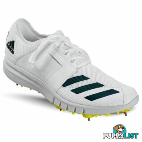 Adidas Howzat Spike Senior Cricket Shoe - White lSize 8 - ADIDAS - 4064036010118