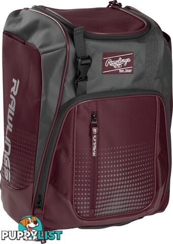 Rawlings Franchise Players Baseball/Softball Backpack - Maroon - RAWLINGS