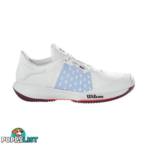 Wilson Womens Kaos Swift Tennis Shoe - Wh/Chambray/Fig - WILSON