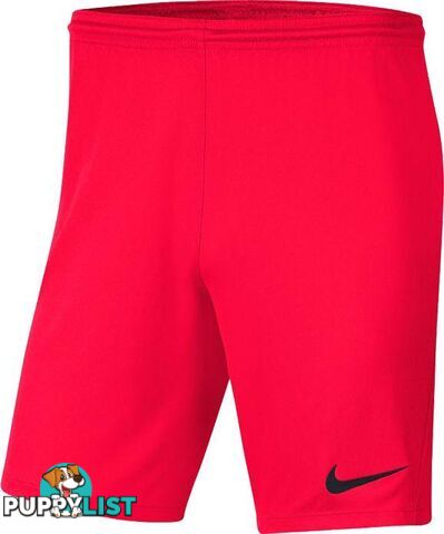 Nike Youth Park 3 Short - Bright Crimson - NIKE - 193654347857