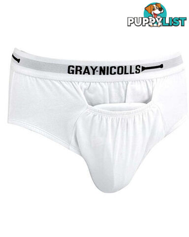 Gray-Nicolls Cricket Boys Briefs - White - GRAYNICOLLS