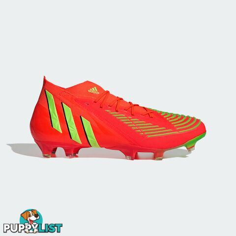 Adidas Predator Edge.1 FG Adult Footy Boot - Red - ADIDAS