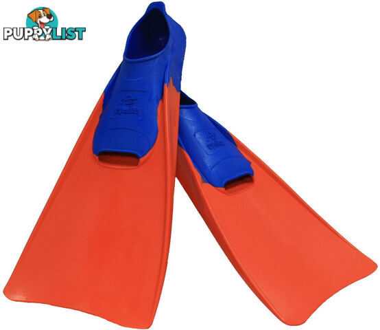 Eyeline Size 8-11 Swim Fins - Orange/Blue - EYELINE