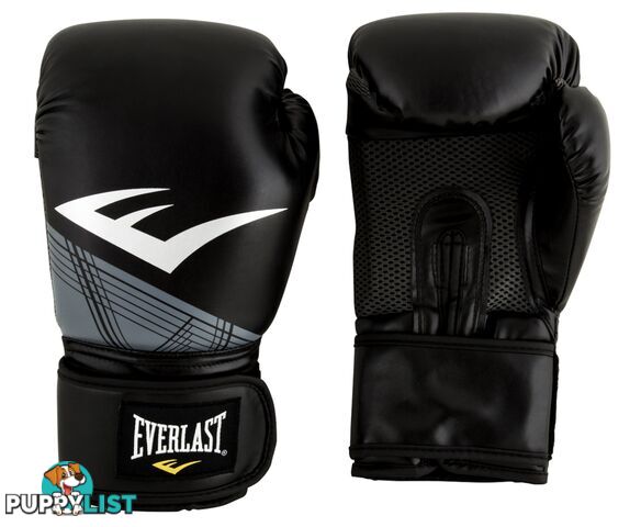 Everlast Pro Style Advance 16oz Training Glove - Black/Silver - EVERLAST - 9320153771512