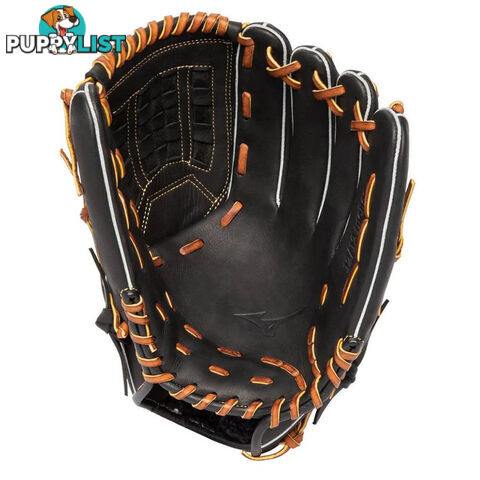 Mizuno Select Nine 12 Inch Baseball RHT Fielders/Pitchers Glove - Black/Tan - MIZUNO