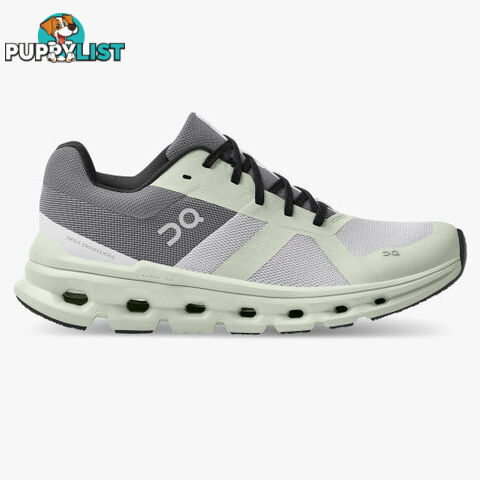 On Cloudrunner Womens Running Shoe - Frost/Aloe - ON