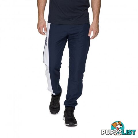 Canterbury Mens Tapered Stripe Cuffed Trackpant - Navy - CANTERBURY