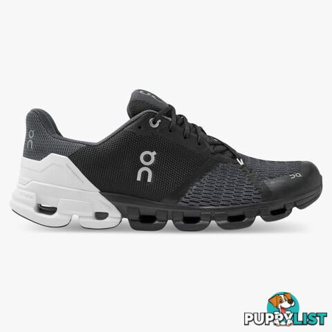 On Cloudflyer Mens Running Shoe - Black/White - ON - 7630040574273