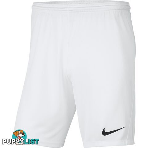 Nike Mens Dri-Fit Park Shorts - White - NIKE - 193654340865