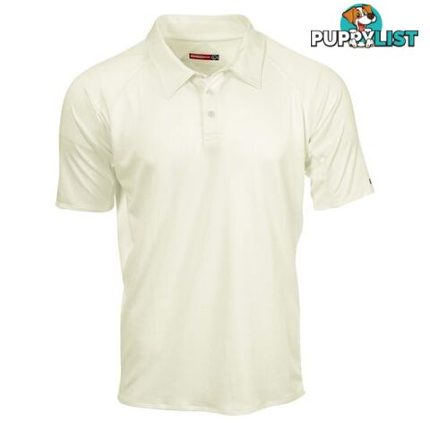 Gray-Nicolls Legend Short Sleeve Mens Shirt - Cream - GRAYNICOLLS