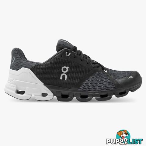 On Cloudflyer Mens Running Shoe - Black/White - ON - 7630040574297