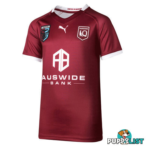 Puma Qld Maroons 2022 Kids Replica Jersey - Maroon - PUMA