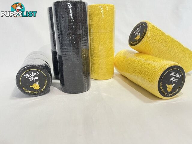 Tackee Tape 3 Pack Gym Tape - Yellow - TACKEE