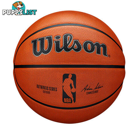 Wilson NBA Authentic Series Outdoor Game Basketball - Orange - WILSON