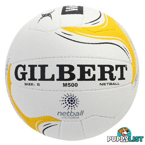 Gilbert Worksafe M500 Match Netball - White - GILBERT