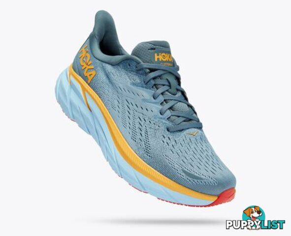 Hoka Clifton 8 Mens Running Shoe - Goblin Blue/Mountain Spring - HOKA