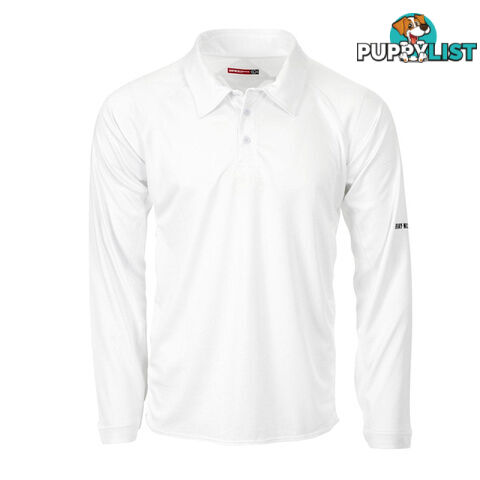 Gray-Nicolls Select Long Sleeve Junior Shirt - White lSize 16 - GRAYNICOLLS