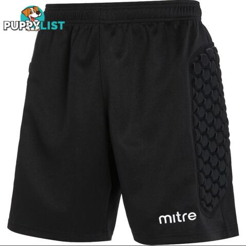 Mitre Guard Padded GK Short - Black - MITRE - 5037823936402