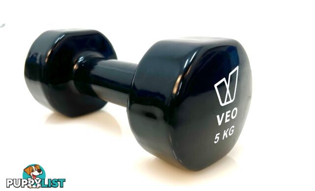 VEO PVC Dipped Dumbbell 5KG - VEO