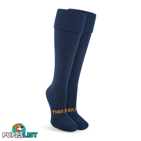 Thinskins Fine Knit Football Socks - Navy - THINSKINS - 9318317113162